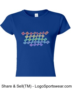 Gildan Ladies' Softstyle Fitted T-Shirt Design Zoom